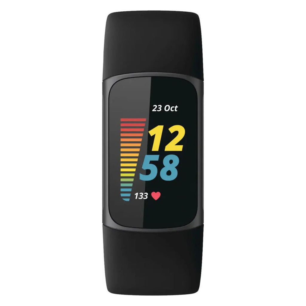 Fitbit - Charge 5 Advanced Fitness & Health Tracker - Graphite - FB421BKBK
