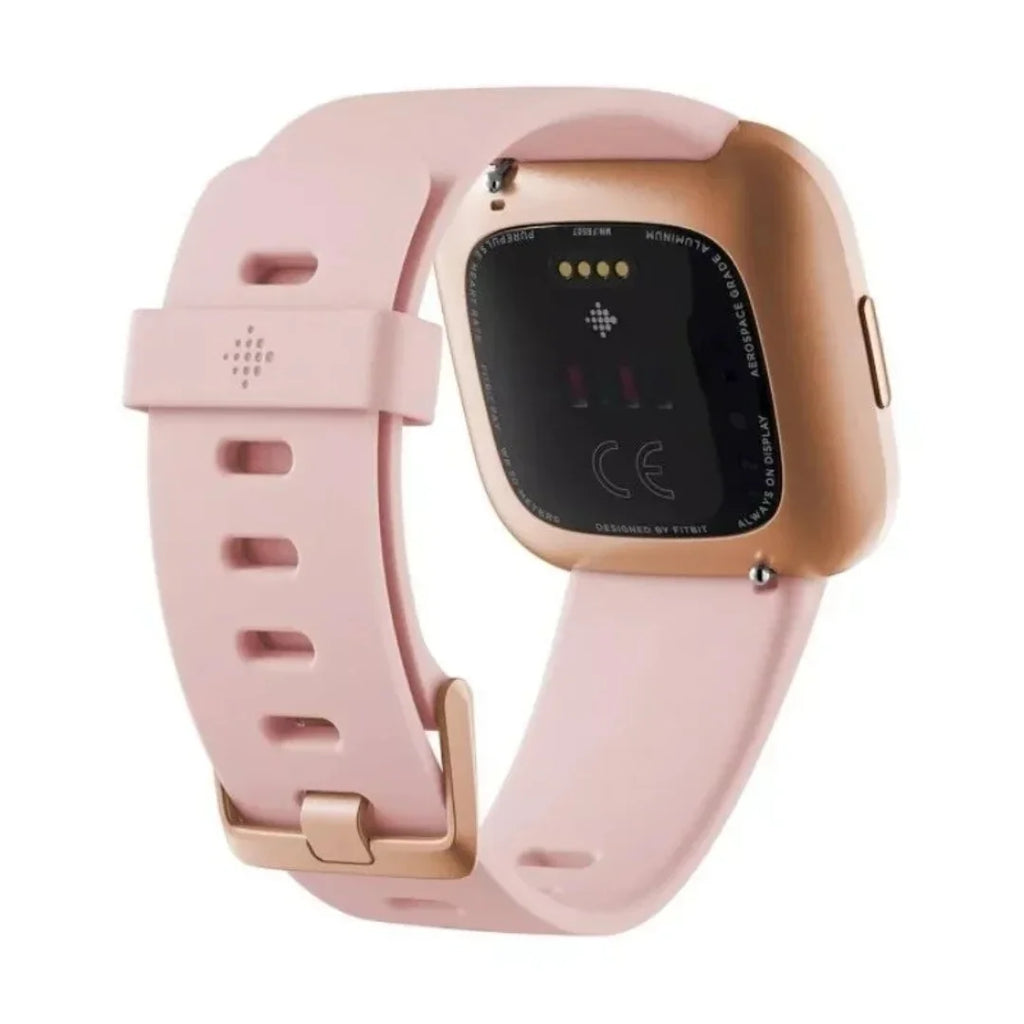 Fitbit - Versa 2 Smartwatch 40mm Aluminum - Petal/Copper Rose - FB507RGPK