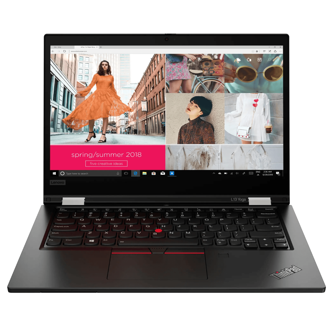 Lenovo ThinkPad L13 Yoga Gen 2 2-in-1 13.3" FHD Touch Laptop - Ryzen 5 Pro 5650U - 8GB RAM - 512GB SSD - Black - 21ADS03L00