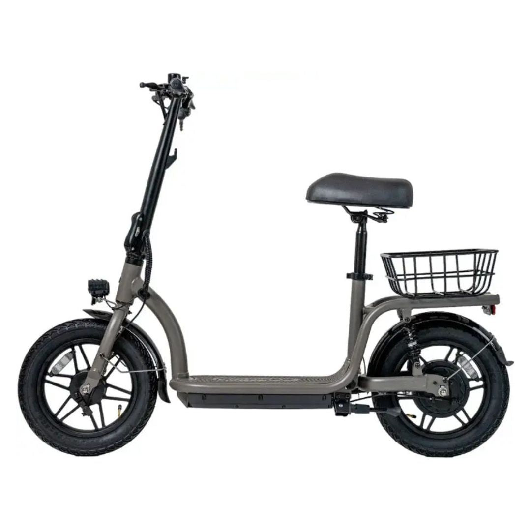 GoTrax - FLEX VOYAGER Electric Scooter w/15mi Operating Range & 15.5mph Max Speed - Gray - Good Condition