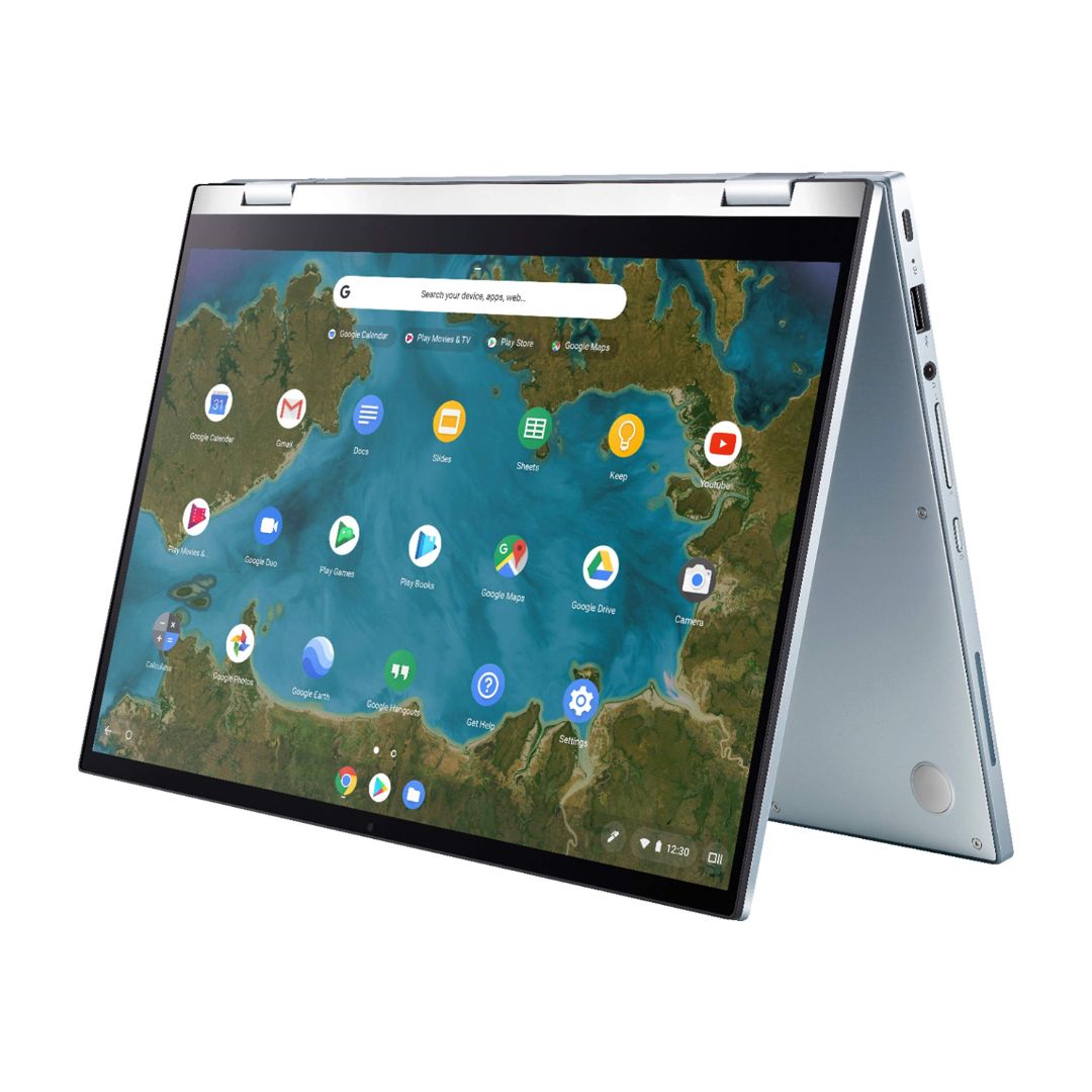 ASUS 2-in-1 14" TS Chromebook-Intel Core M3-8100Y 8GB - 64GB- Silver C433TA-M364