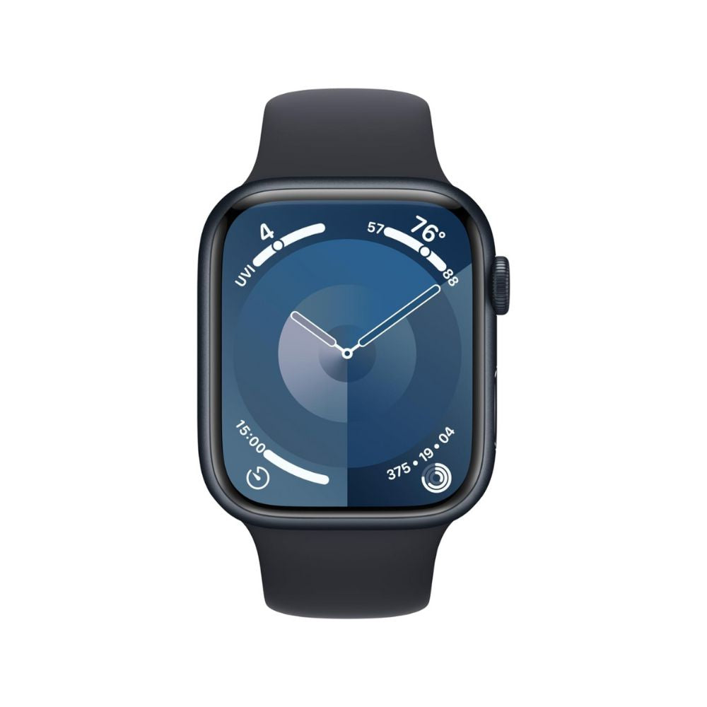 Apple Watch Series 9 (GPS) 45mm Midnight Case with Midnight Sport Band - M/L - MR9A3LL/A
