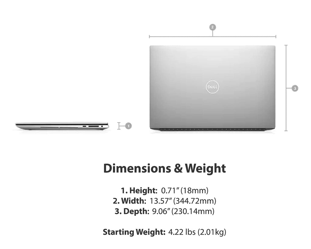 Dell XPS 15.6" UHD - TS - i7 - 32GB RAM - 1TB SSD NVIDIA GeForce RTX 3050 Ti - Platinum Silver - HT4WPFX