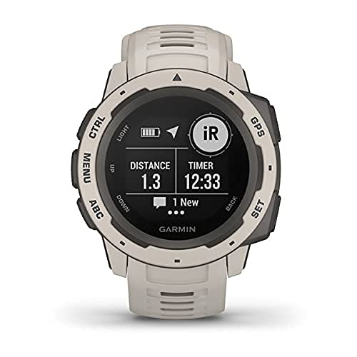 Garmin - Instinct Smartwatch Fiber-Reinforced Polymer - Tundra - 010-02064-01