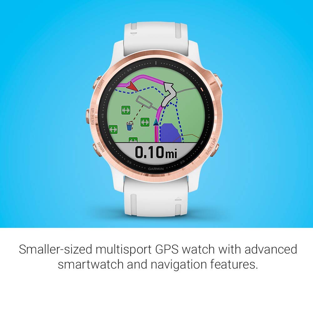 Garmin f?nix 6S Pro Smartwatch 42mm Fiber-Reinforced Polymer Rose Gold - 010-02159-10