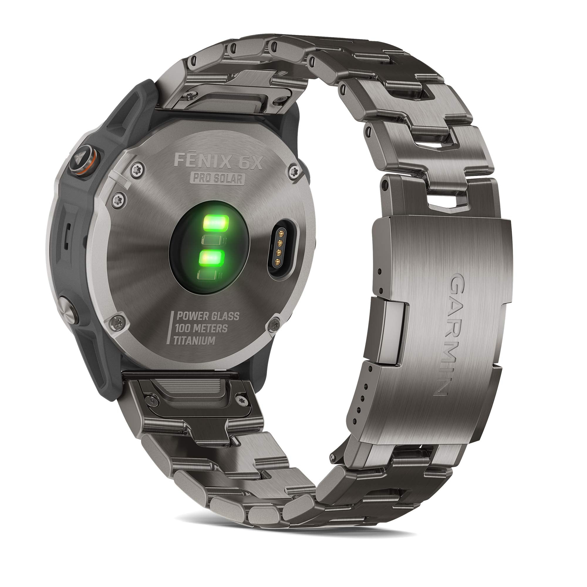Garmin Fenix 6X Pro Solar 51mm - Titanium With Vented Titanium Bracelet - 010-02157-23