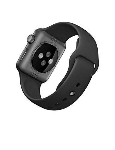 Apple Watch Sport (Wifi) 38mm Space Gray Aluminum Case w/ Black Sport Band - MJ2X2LL/A