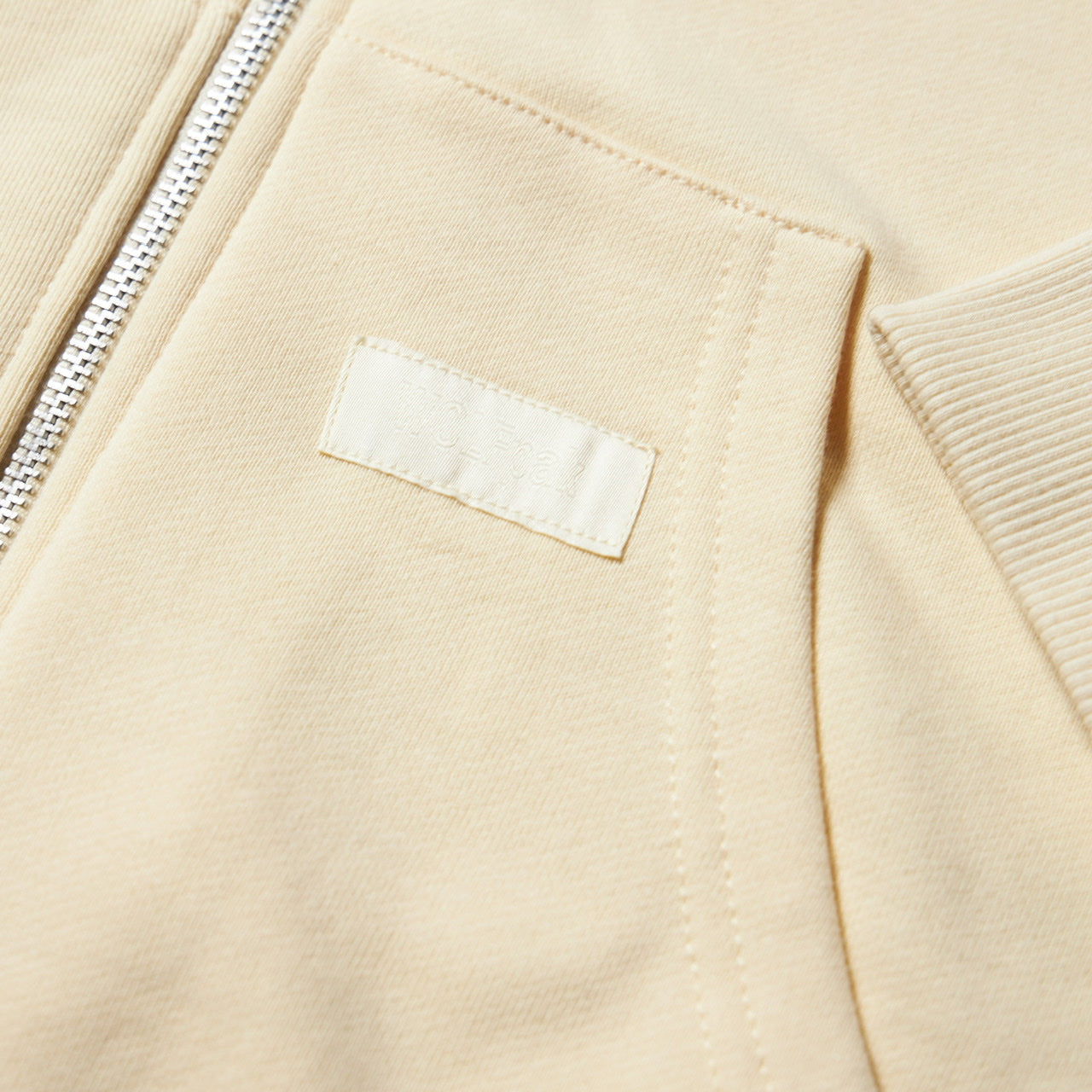Cream Zip Up Hoodie (SALE)