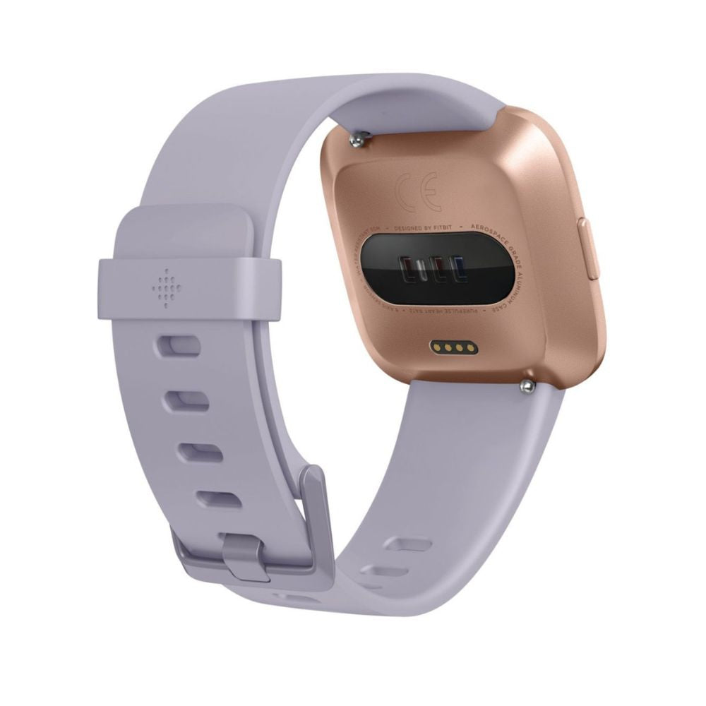 Fitbit - Versa Smartwatch - Periwinkle/Rose Gold - FB504RGABLV