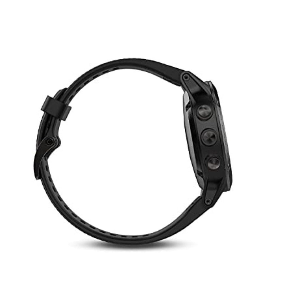 Garmin f?nix 5 Sapphire Smartwatch 47mm Fiber-Reinforced Polymer - Black w/ Black Band - 010-01688-10