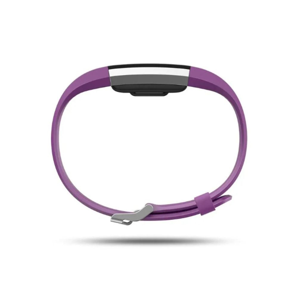 Fitbit Charge 2 HR + Fitness Wristband Watch - Large - Plum - FB407SPML