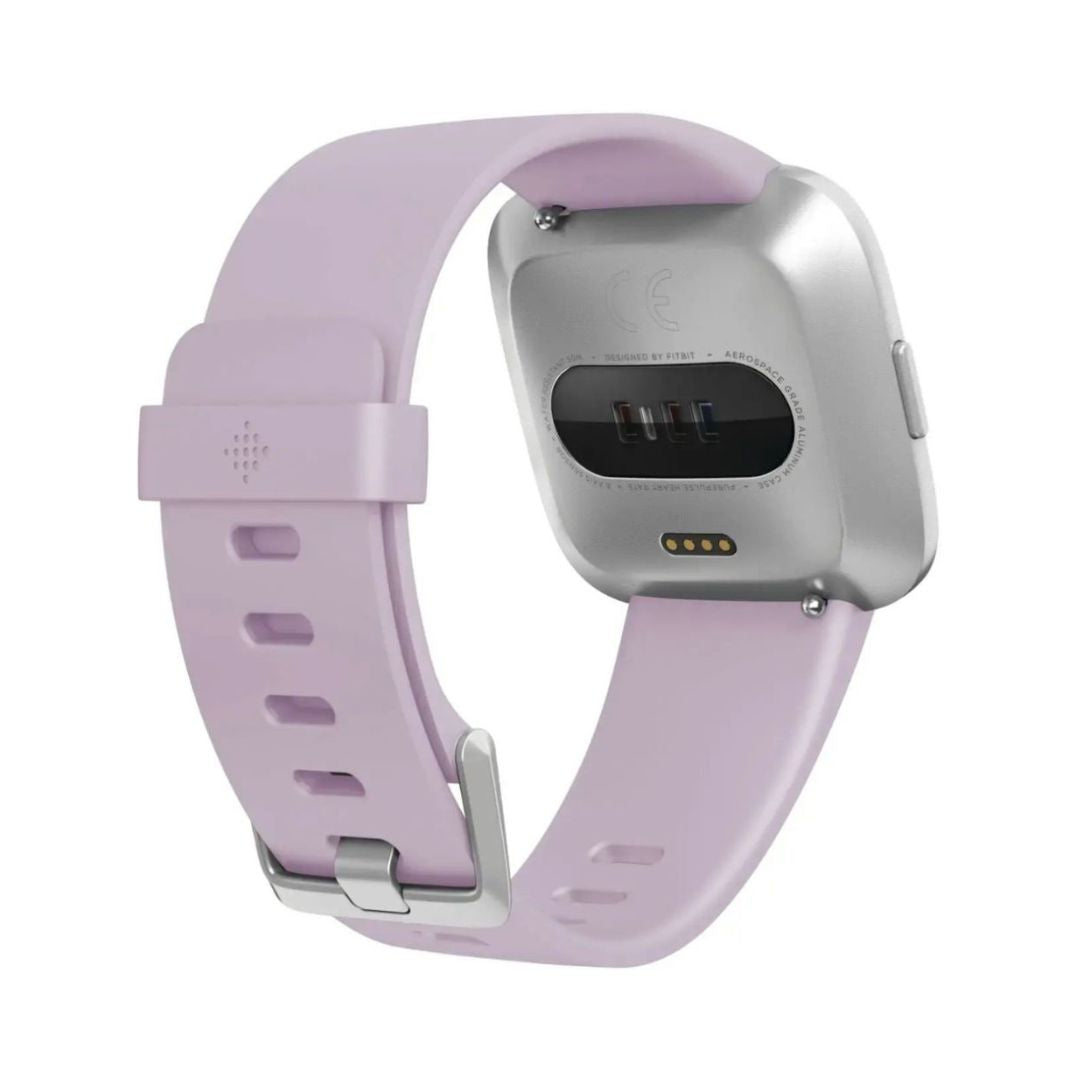 Fitbit Versa Lite Edition Smartwatch ? Lilac/Silver ? FB415SRLV