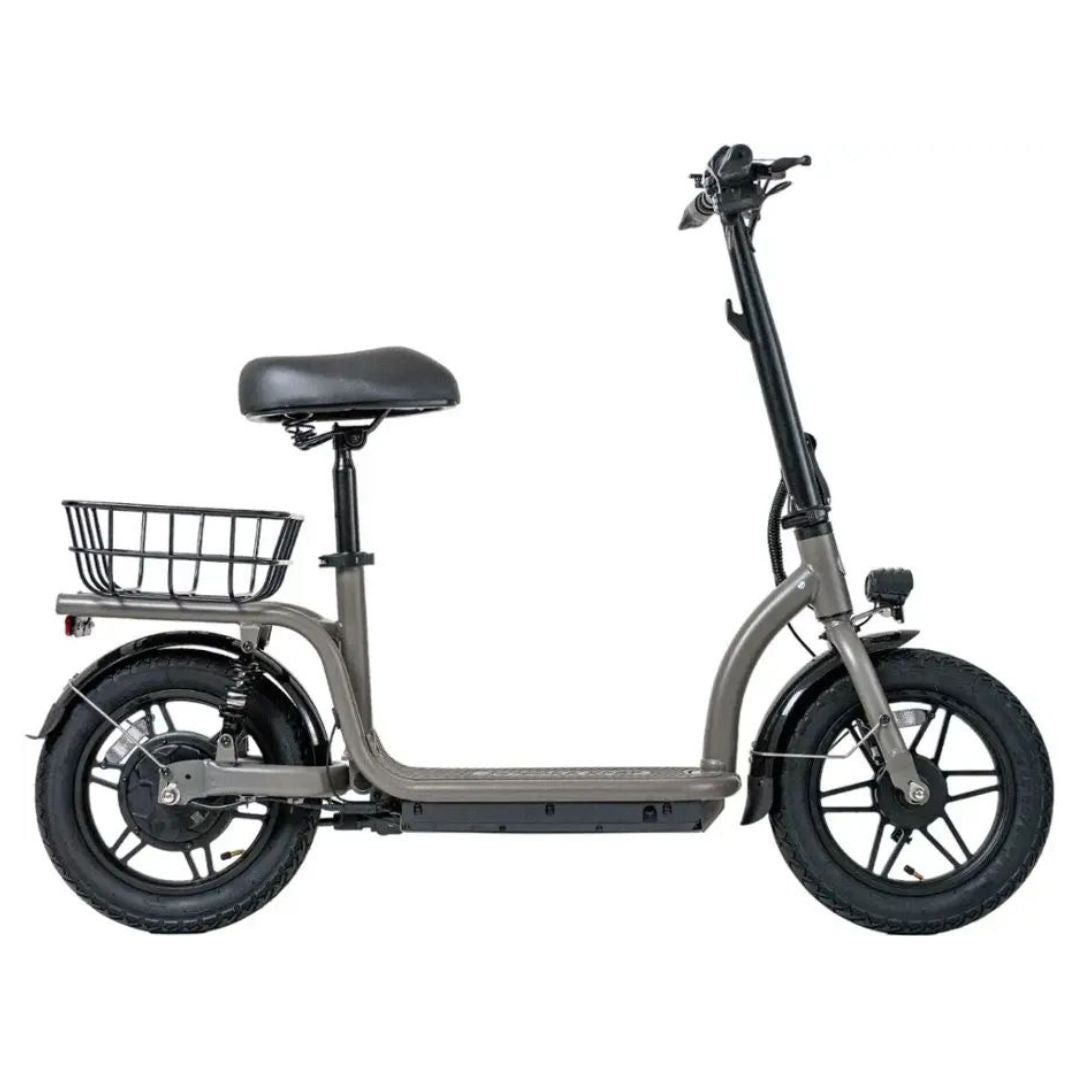 GoTrax - FLEX VOYAGER Electric Scooter w/15mi Operating Range & 15.5mph Max Speed - Gray - Good Condition