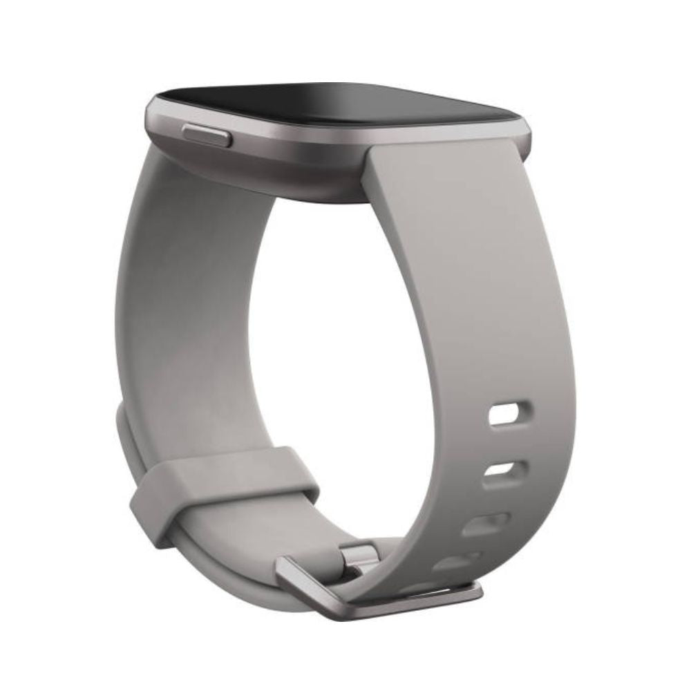 Fitbit - Versa 2 Smartwatch 40mm Aluminum Stone/Mist Gray- FB507GYSR