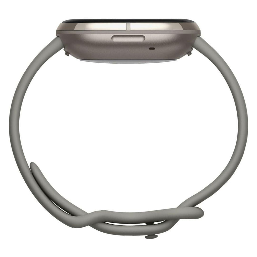 Fitbit Sense ? Advanced Health Smartwatch ? Silver with Sage Grey Band ? FB512SRSG