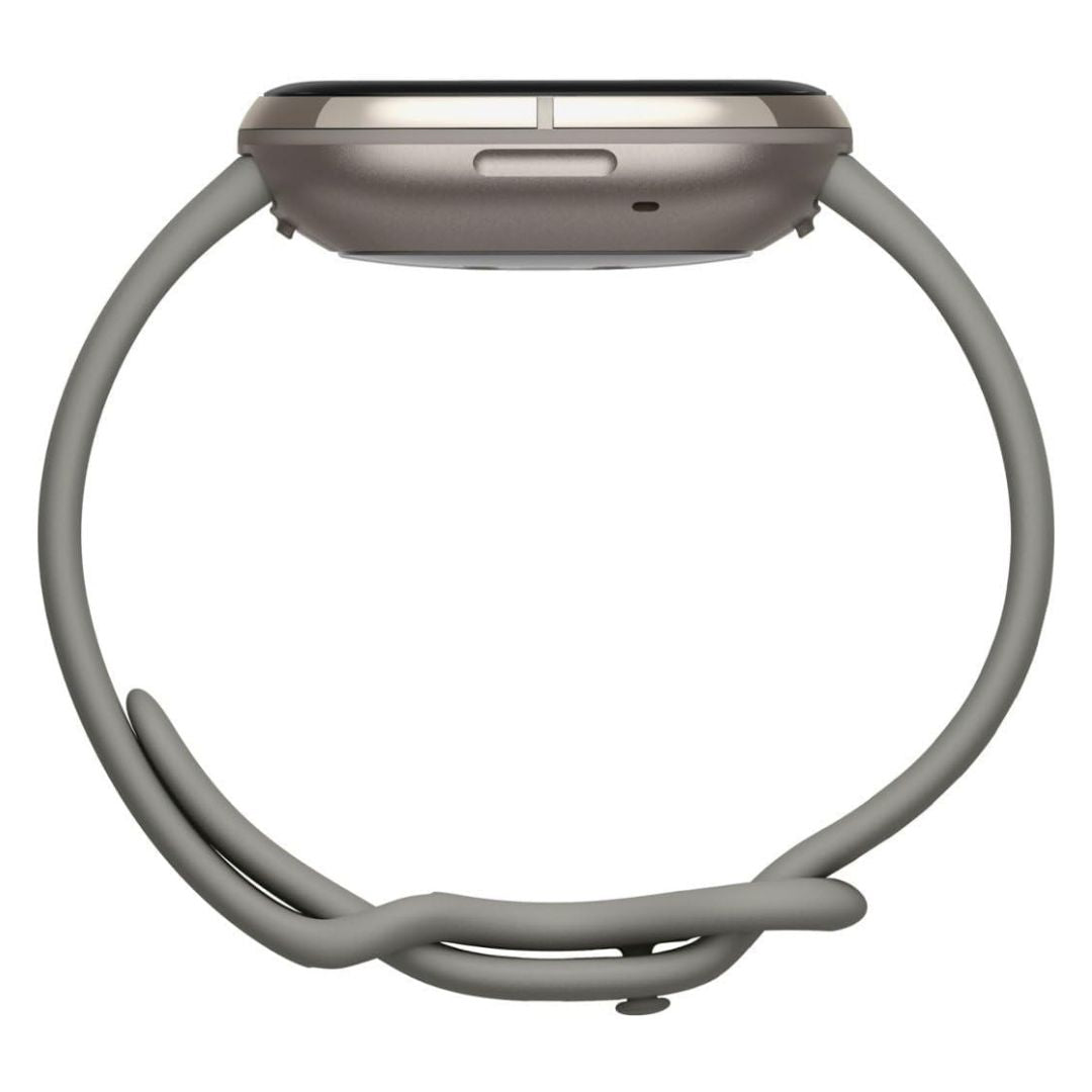 Fitbit Sense ? Advanced Health Smartwatch ? Silver with Sage Grey Band ? FB512SRSG