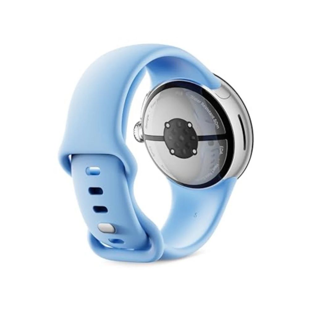 Google Pixel Watch 2 - Polished Silver Case with Bay Active Band - Wi-Fi - GA05032-US