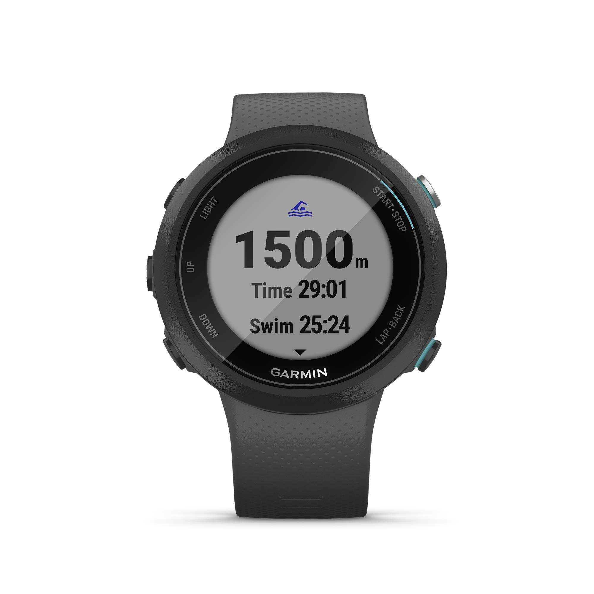 Garmin - Swim 2 Smartwatch 42mm Fiber-Reinforced Polymer - Slate - 010-02247-00