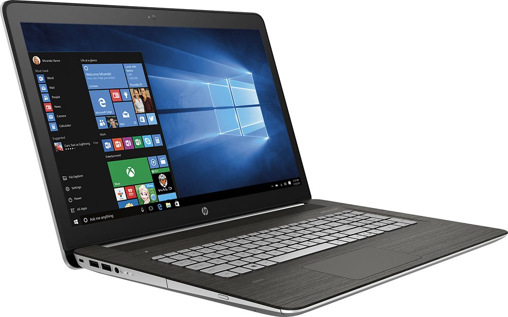 HP ENVY 17.3" Touch-Screen - i7-5500U - 16GB RAM - GeForce 940M - 1TB HDD - Linear Carbon/Natural Silver - M7-N101DX