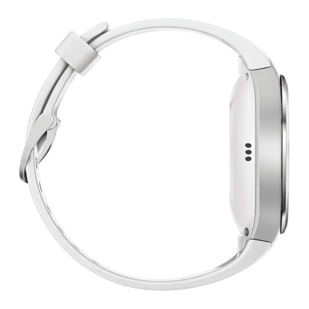 AT&T - Samsung Gear S2 Smartwatch - Silver with White Band  - SM-R730AZWAATT