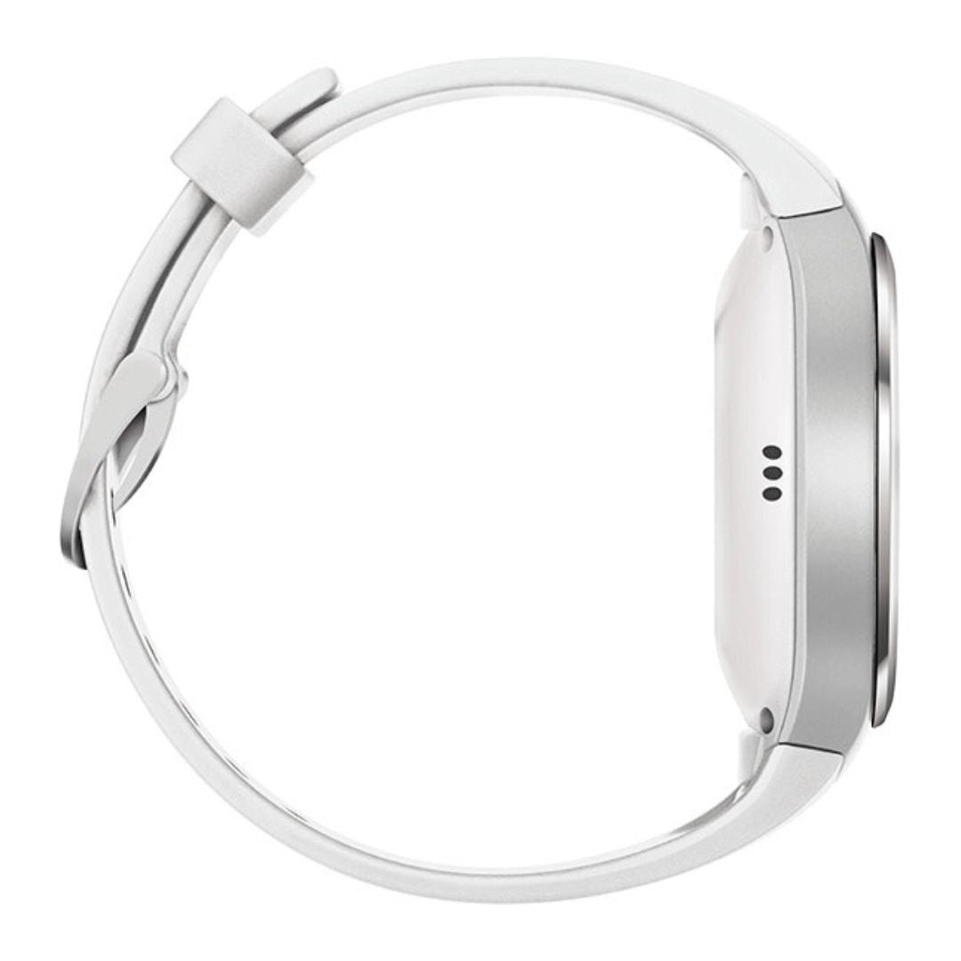 AT&T - Samsung Gear S2 Smartwatch - Silver with White Band  - SM-R730AZWAATT