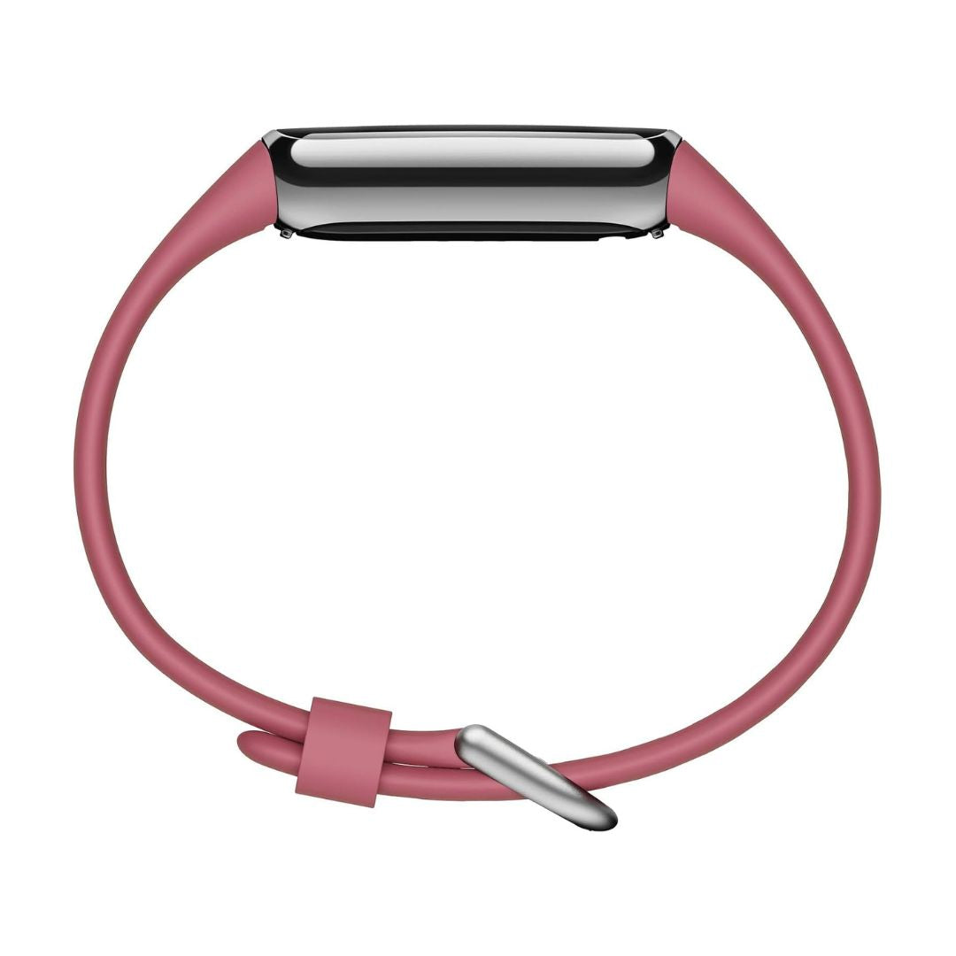 Fitbit - Luxe Fitness & Wellness Tracker - Platinum - FB422SRMG