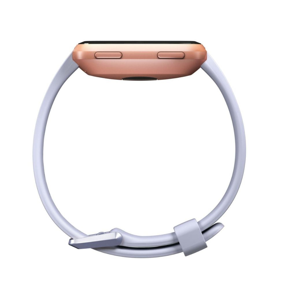Fitbit - Versa Smartwatch - Periwinkle/Rose Gold - FB504RGABLV