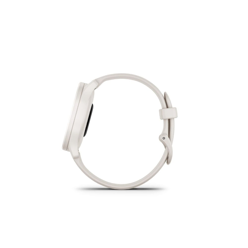 Garmin v¡vomove Sport 40mm Peach Gold With White Silicone Band - 010-02566-01