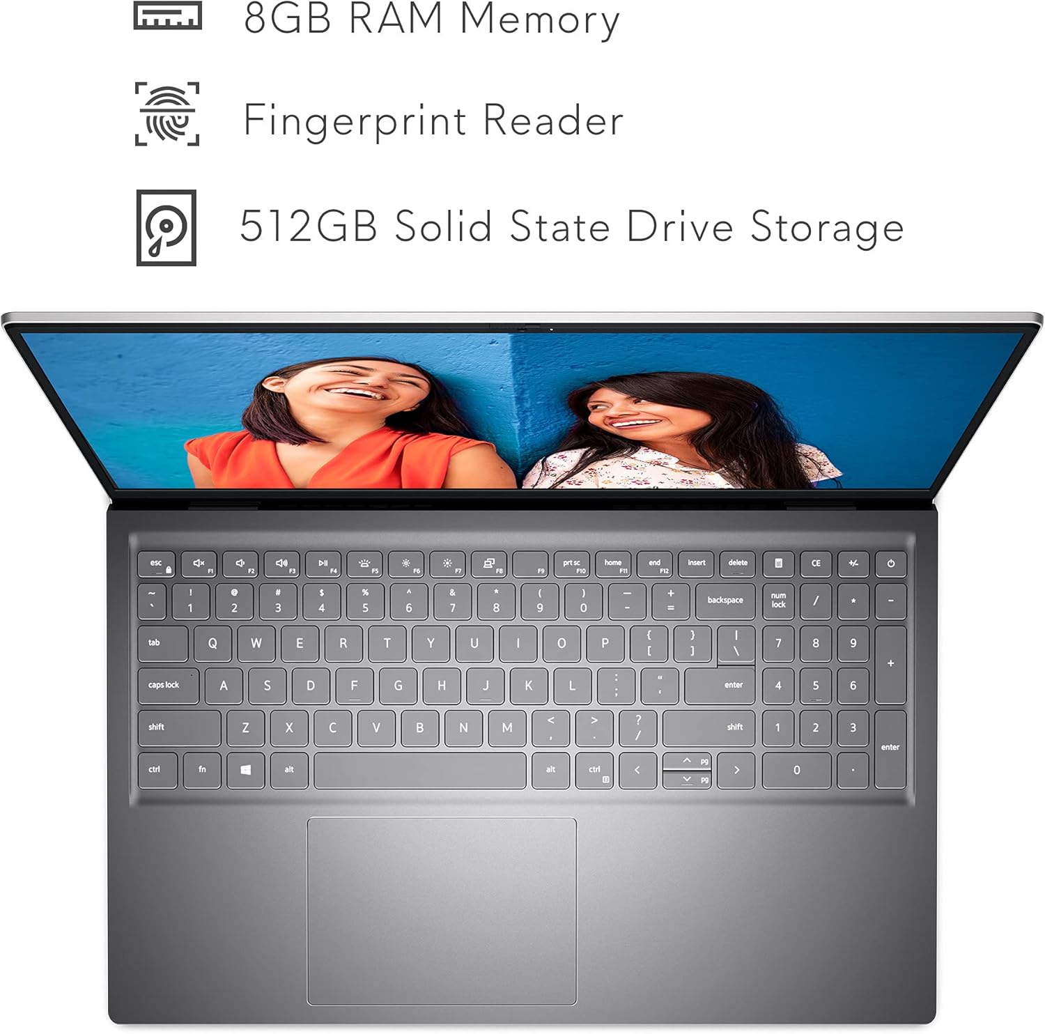Dell Inspiron 14 5410/5418 - i7-11390H - 16GB RAM - 512GB SSD - Silver