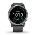 Garmin - vivoactive 4 Smartwatch 45mm Fiber-Reinforced Polymer - Silver - 010-02174-01