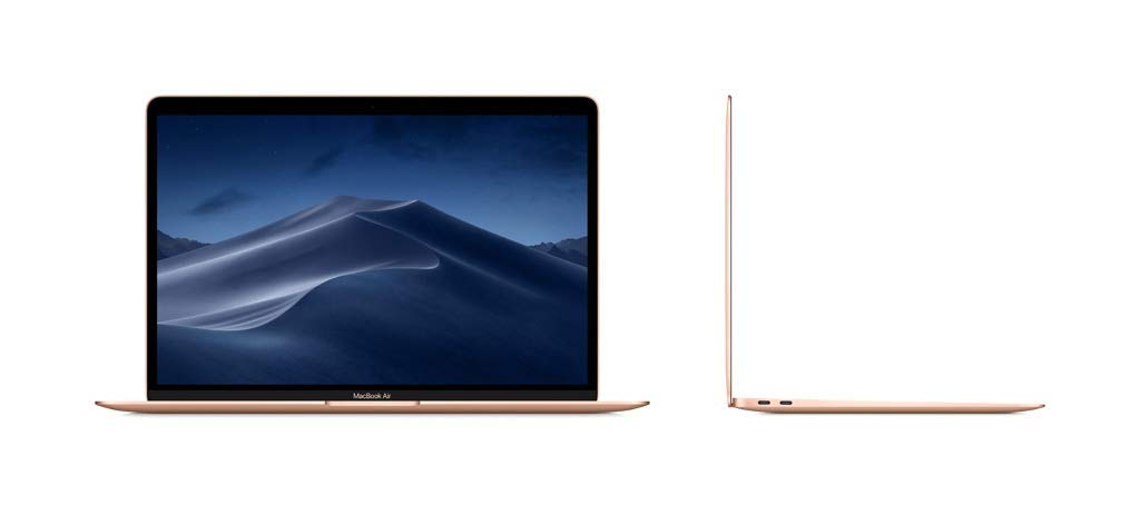 Late-2018 Apple MacBook Air - 13.3" Retina Display - Intel Core i5 - 8GB RAM - 256GB Flash Storage - Gold - MREF2LL/A
