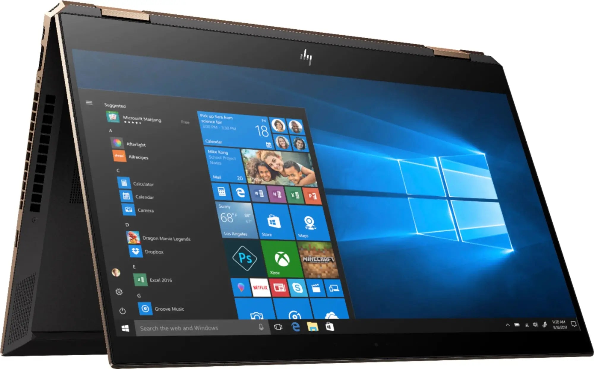 HP Spectre x360 2-in-1 15.6" 4K Ultra HD Touch-Screen Laptop - Intel Core i7-8565U - 16GB RAM - 512GB SSD - 15-DF0013DX