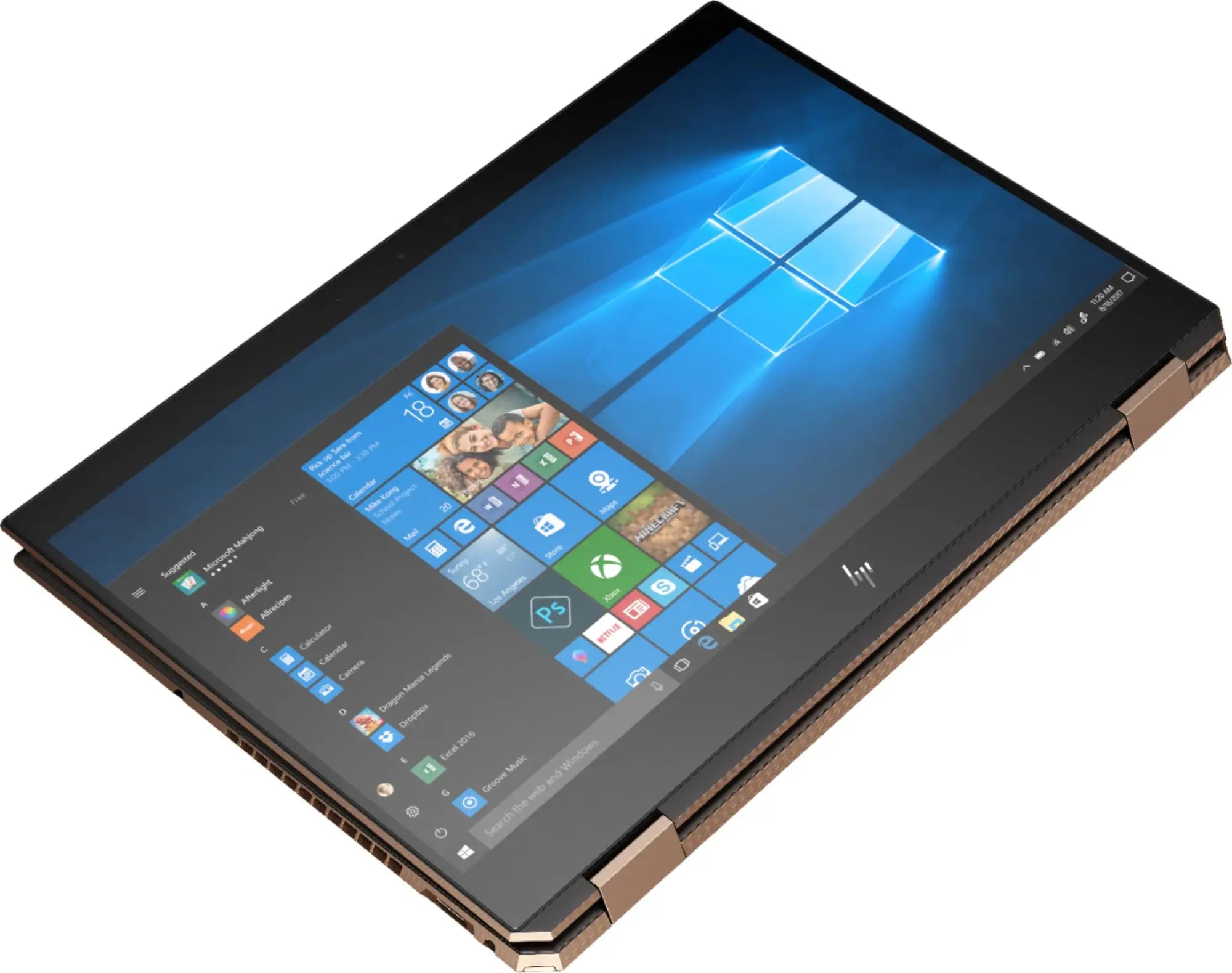 HP Spectre x360 2-in-1 15.6" 4K Ultra HD Touch-Screen Laptop - Intel Core i7-8565U - 16GB RAM - 512GB SSD - 15-DF0013DX