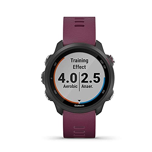 Garmin Forerunner 245, GPS Running Smartwatch with Advanced Dynamics, Berry - 010-02120-01