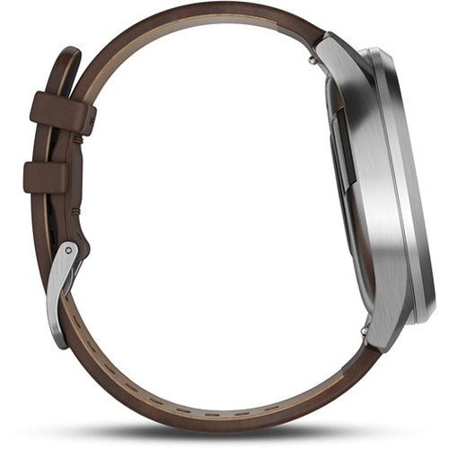 Garmin vivomove HR Premium Hybrid Smartwatch - Silver - 010-01850-14