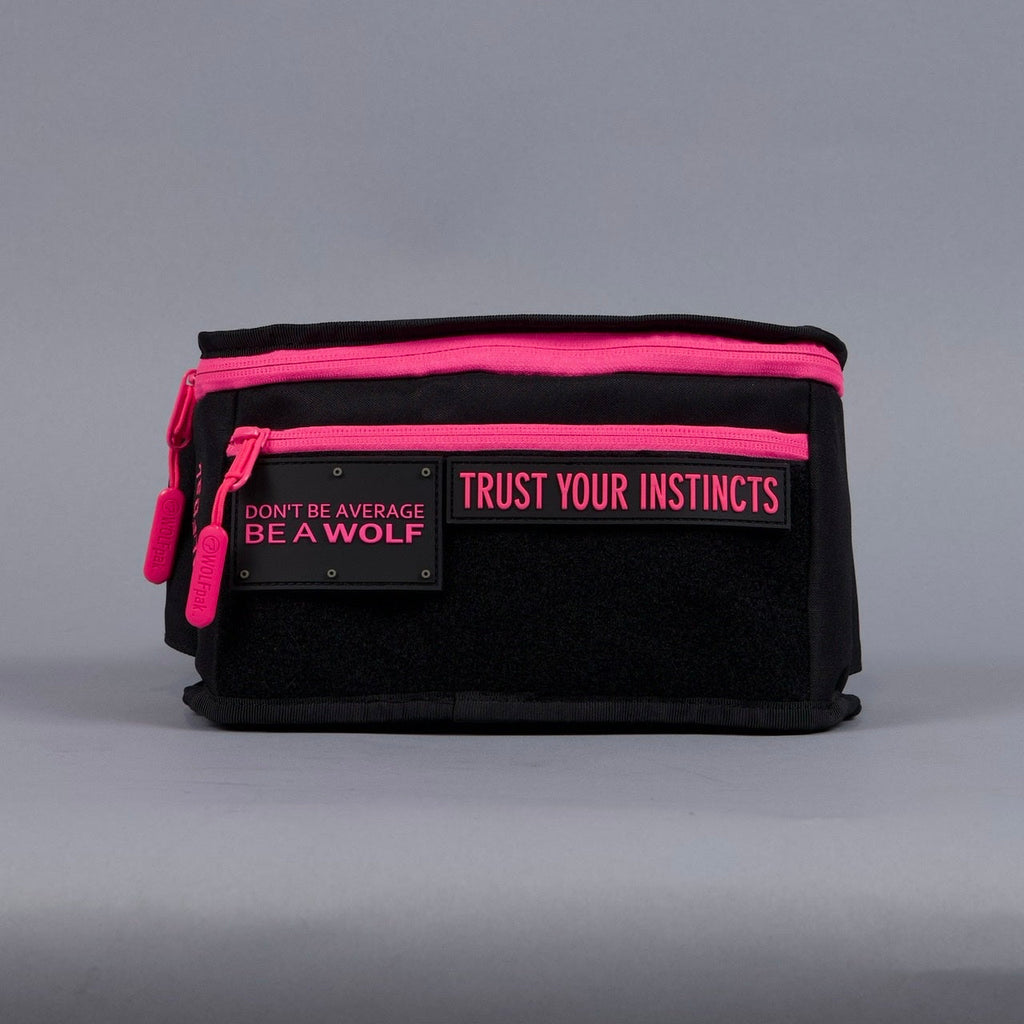 Fanny Pack Black Neon Pink