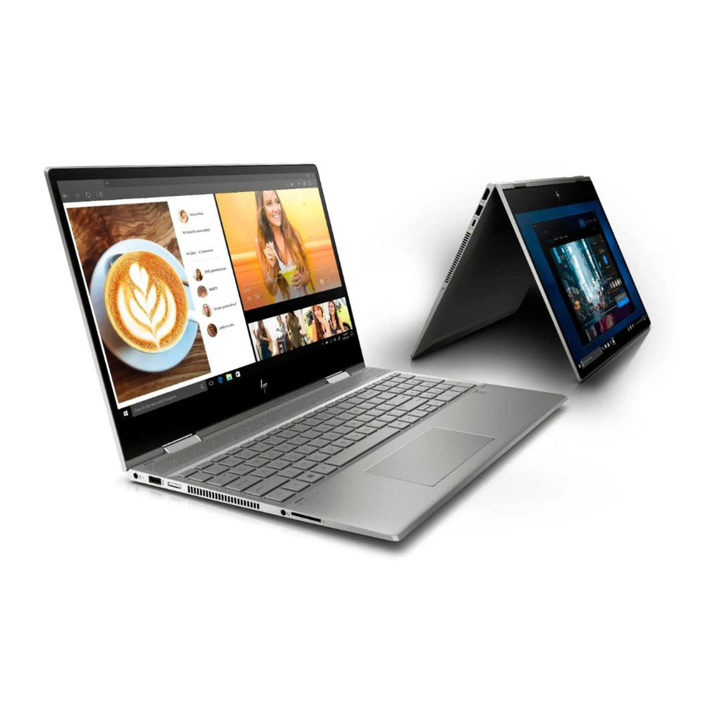 HP ENVY x360 2-in-1 15.6" Touch-Screen Laptop - Intel Core i5-10210U - 8GB RAM - 256GB SSD + 16GB Optane - Silver - 15M-DR1011DX