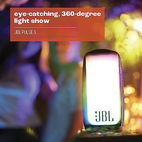 JBL Pulse 5 Waterproof Portable Bluetooth Speaker - JBLPULSE5BLKAM