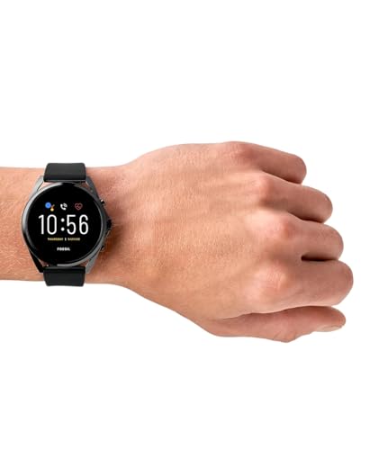 Fossil Gen 5 LTE Black Silicone Smartwatch - FTW40531F