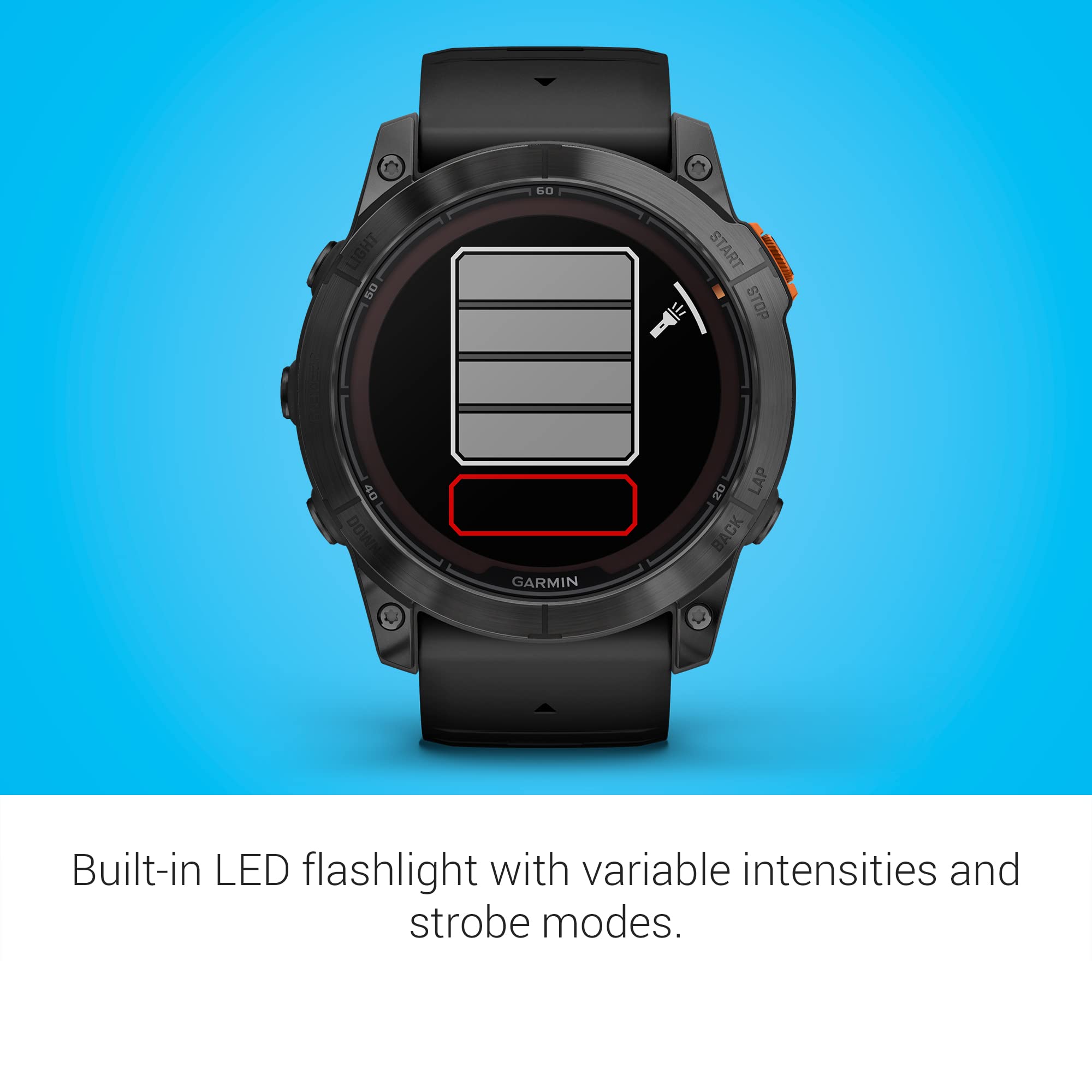 Garmin - fenix 7X Pro Solar GPS Smartwatch 51 mm Fiber-reinforced polymer - Slate Gray with Black Band - 010-02778-00