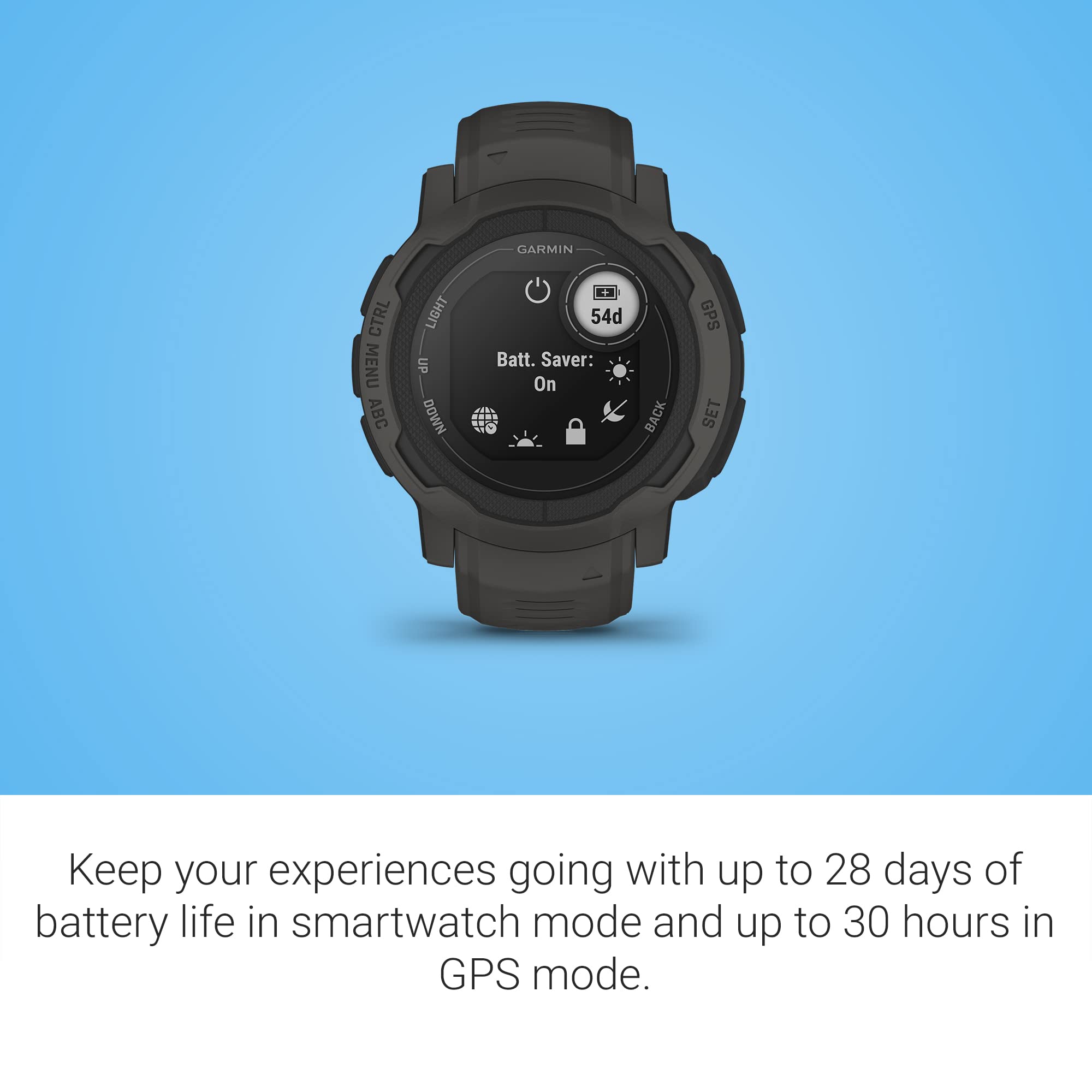 Garmin Instinct 2 45mm Smartwatch - Graphite - 010-02626-10