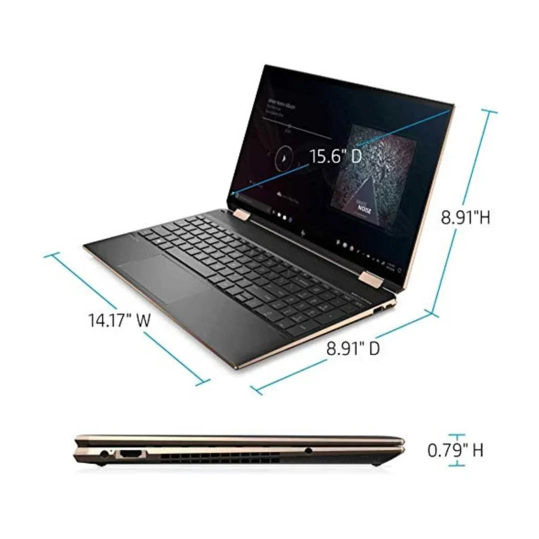 HP Spectre x360 2-in-1 15.6 4k Touch-Screen Laptop - i7-1165G7 - 16GB RAM - 512GB SSD + 32GB Optane - 15-eb1043dx