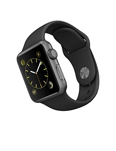 Apple Watch Sport (Wifi) 38mm Space Gray Aluminum Case w/ Black Sport Band - MJ2X2LL/A