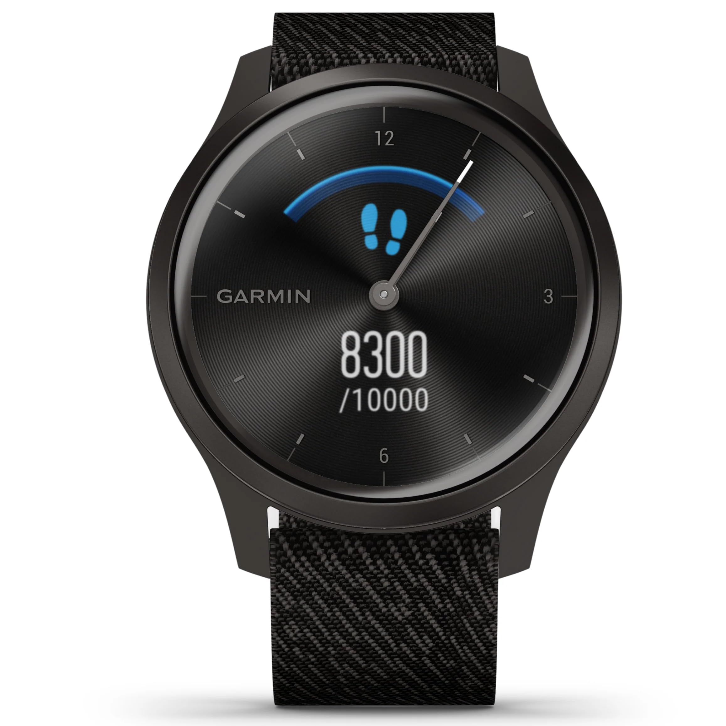 Garmin vivomove Style Hybrid Smartwatch 42mm Aluminum Graphite With Black - 010-02240-03