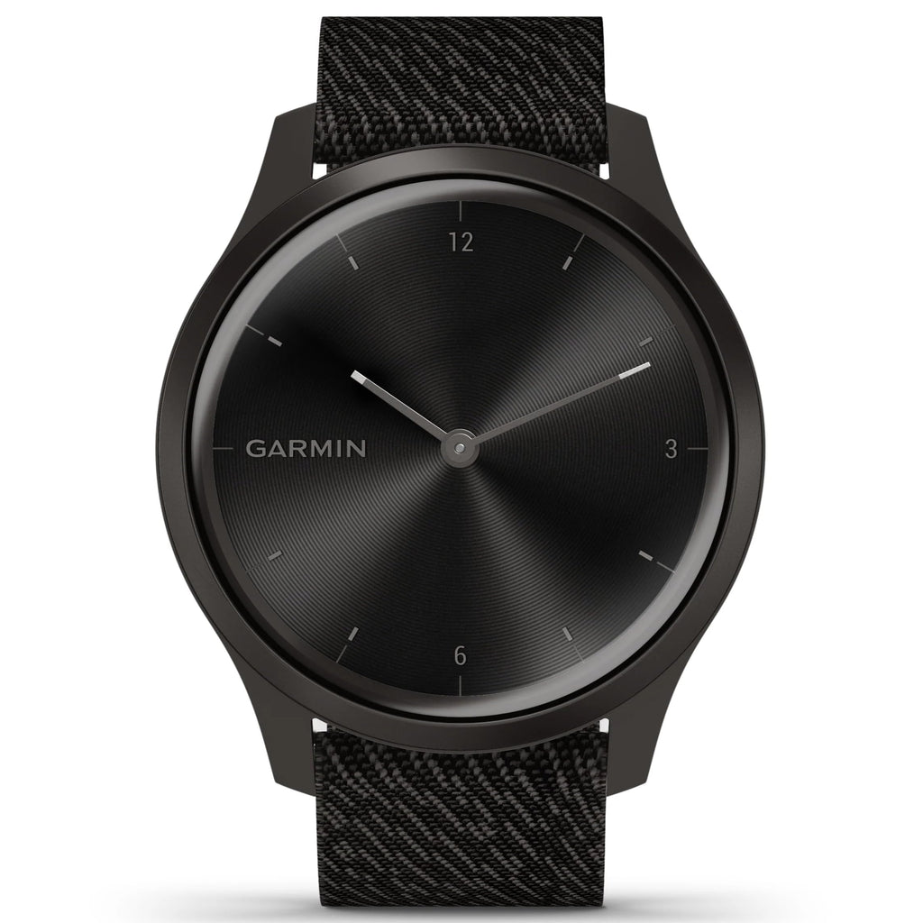 Garmin vivomove Style Hybrid Smartwatch 42mm Aluminum Graphite With Black - 010-02240-03