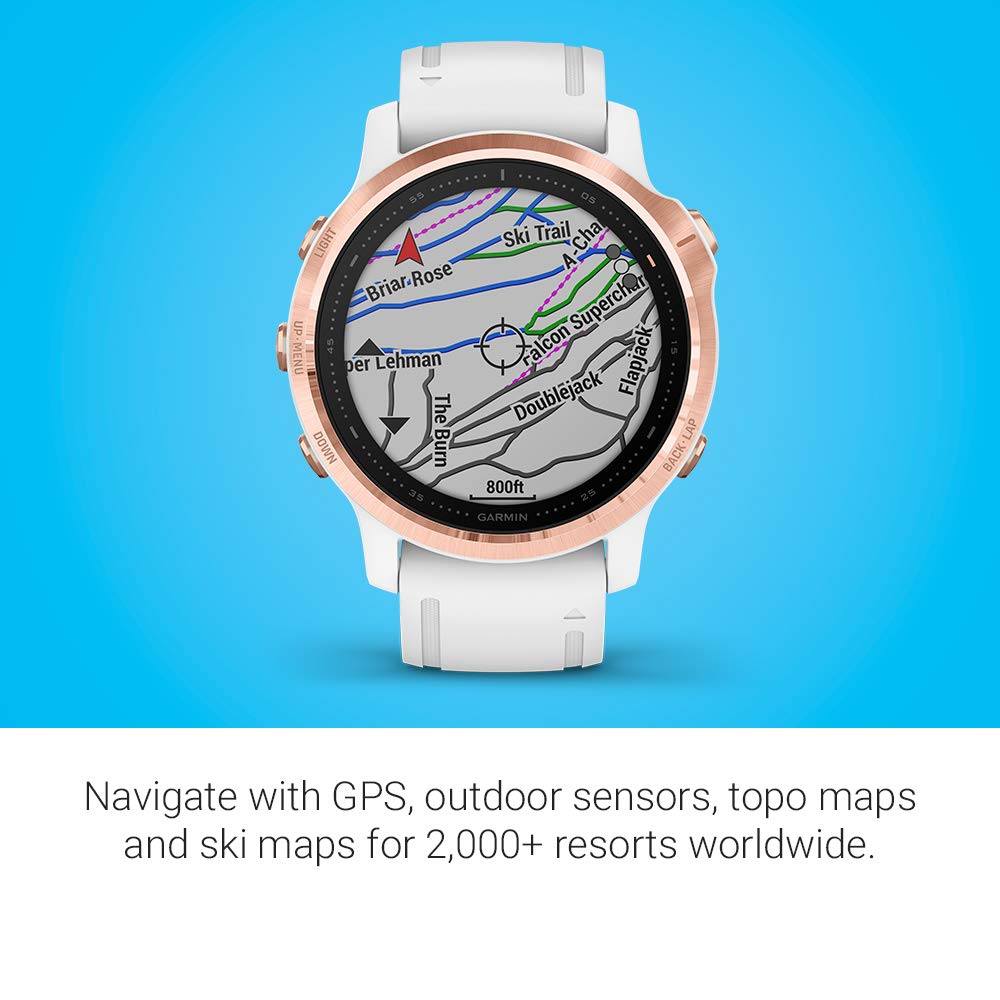 Garmin f?nix 6S Pro Smartwatch 42mm Fiber-Reinforced Polymer Rose Gold - 010-02159-10
