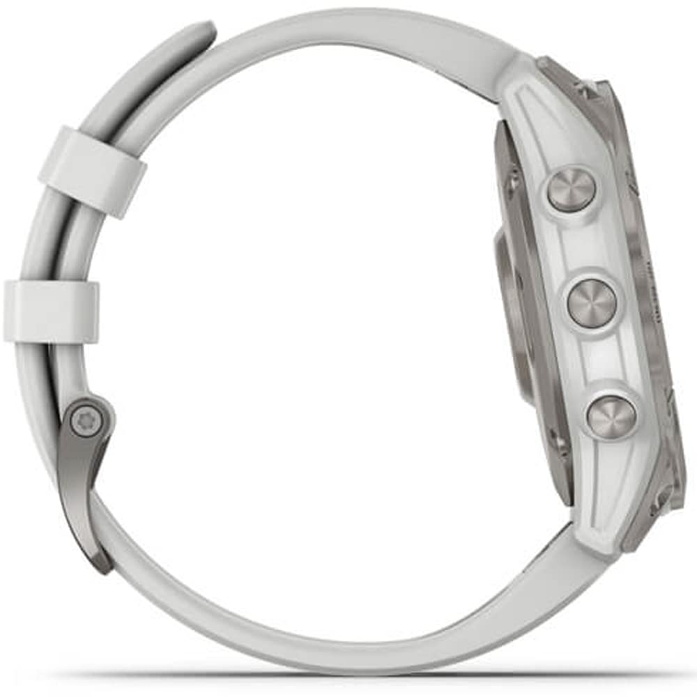 Garmin - epix Gen 2 GPS Smartwatch 47mm Fiber-reinforced polymer -White Titanium - 010-02582-20