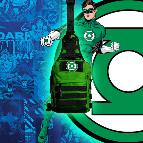 9L Tactical Sling Bag Green Lantern