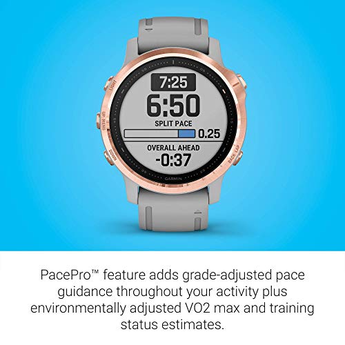 Garmin - f?nix 6S Sapphire GPS Smartwatch 42mm  - Rose Gold - 010-02159-20
