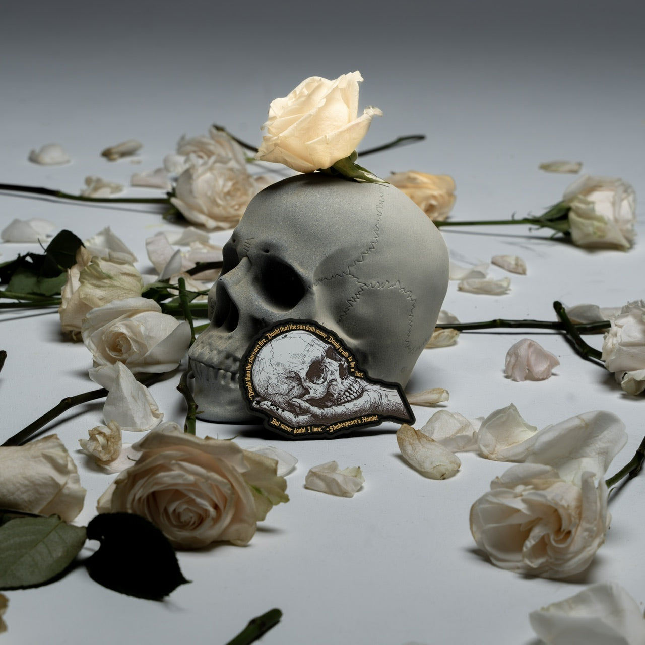 Eternal Bloom Skull In Hand Hamlet Patch